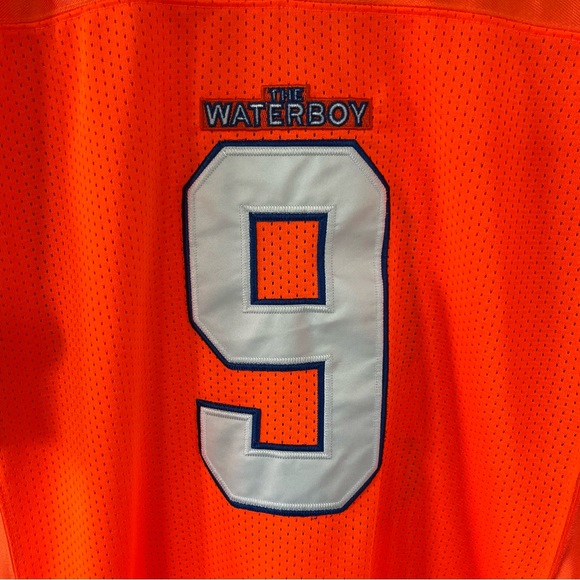 The Waterboy Men’s Football Jersey Adam Sandler Mud Dogs Bobby Boucher Size L - Picture 2 of 8